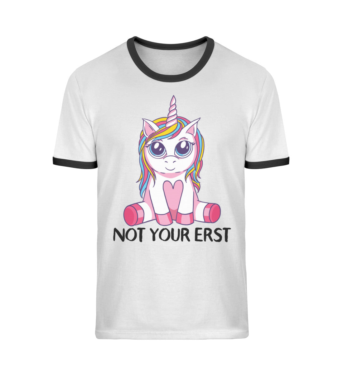 Not your Ernst - Einhorn - TF - Unisex Organic Ringer T-Shirt