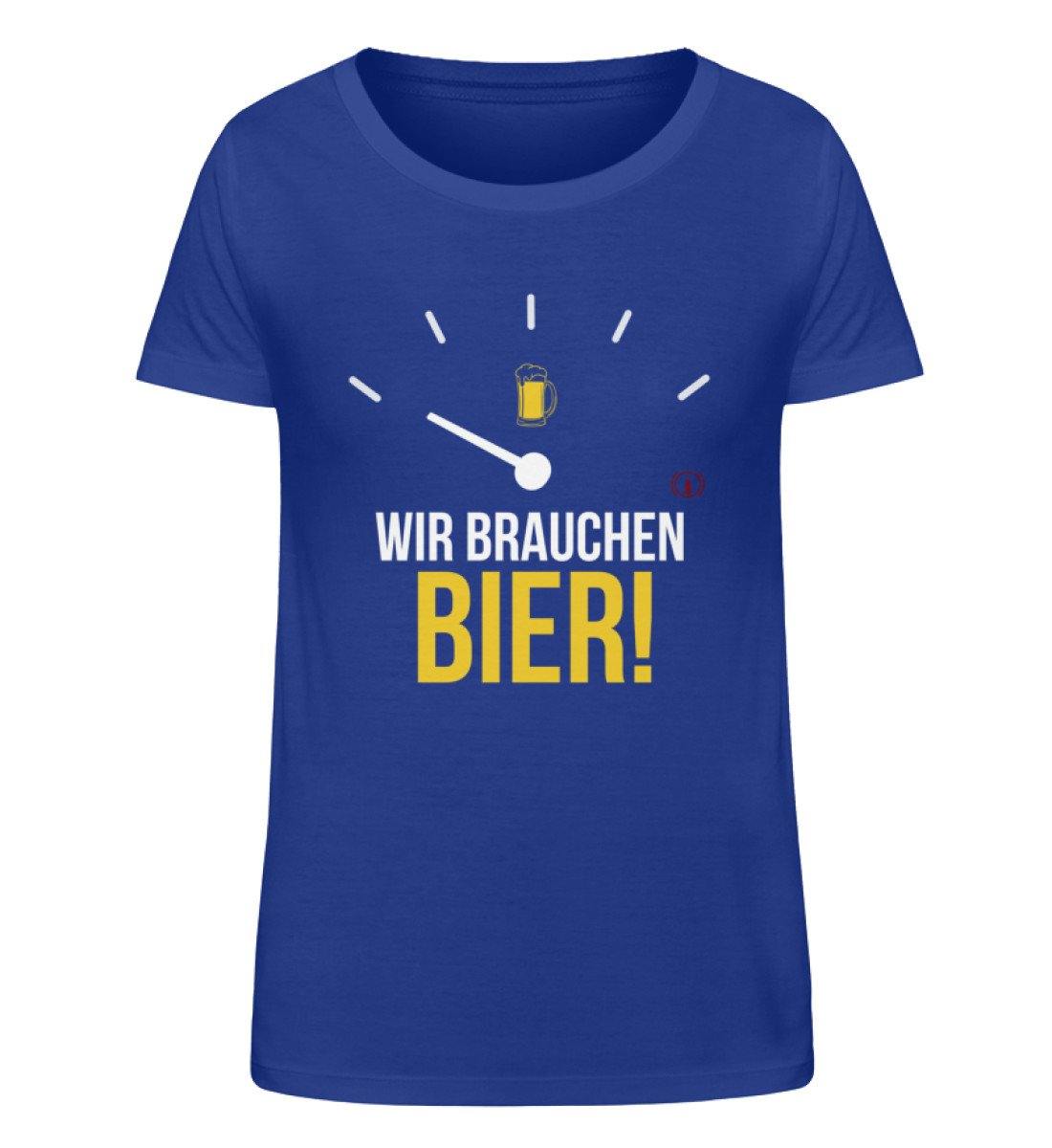 Wir brauchen Bier - Tacho - Damen Organic Shirt