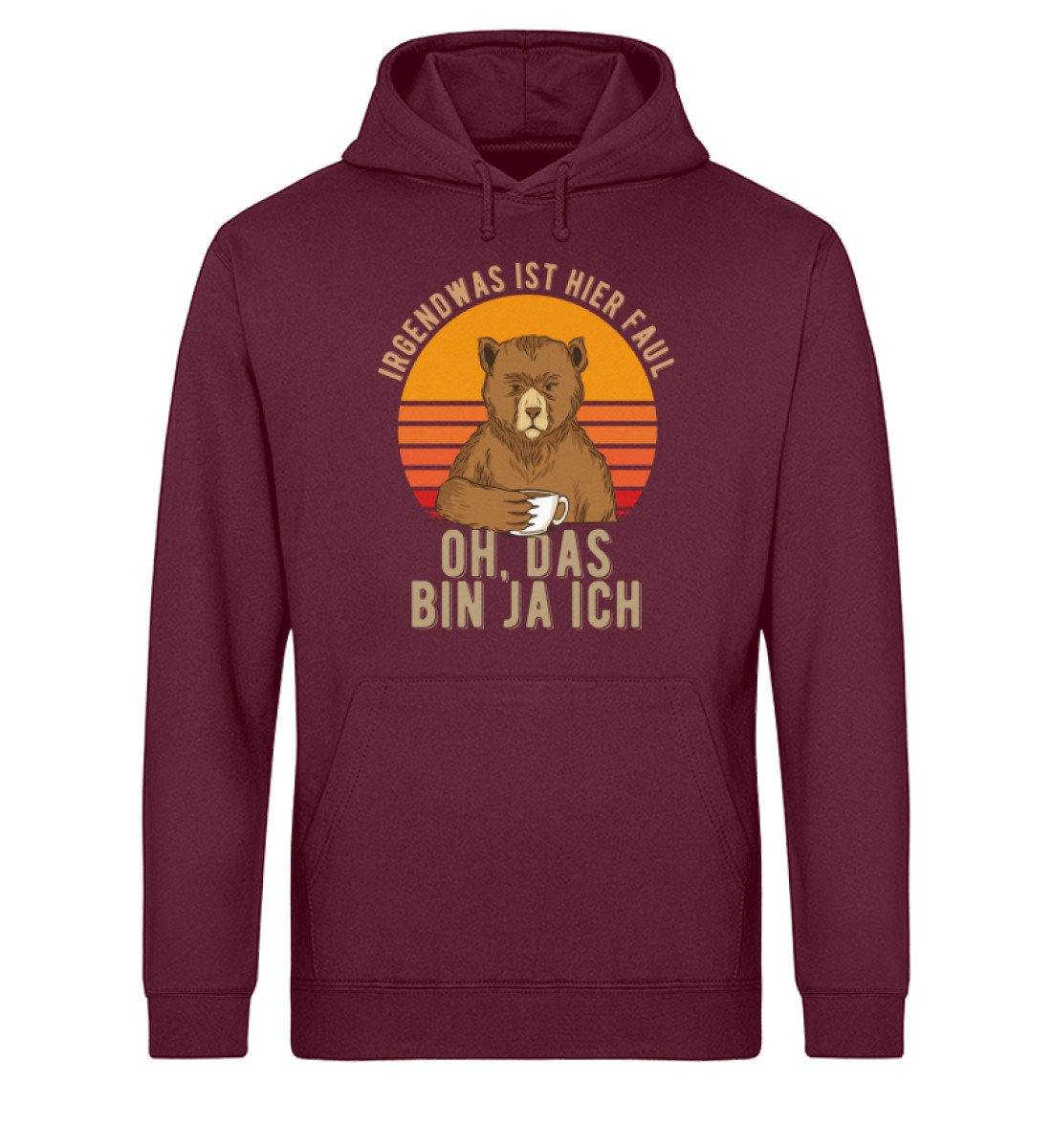 Irgendwas ist hier faul. Das bin ja ich. - Unisex Organic Hoodie