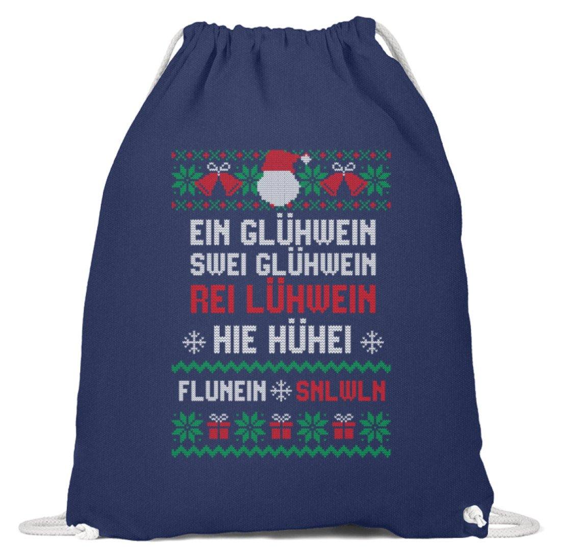 1 2 3 4 5 6 Glühwein - Words on Shirts - Baumwoll Gymsac