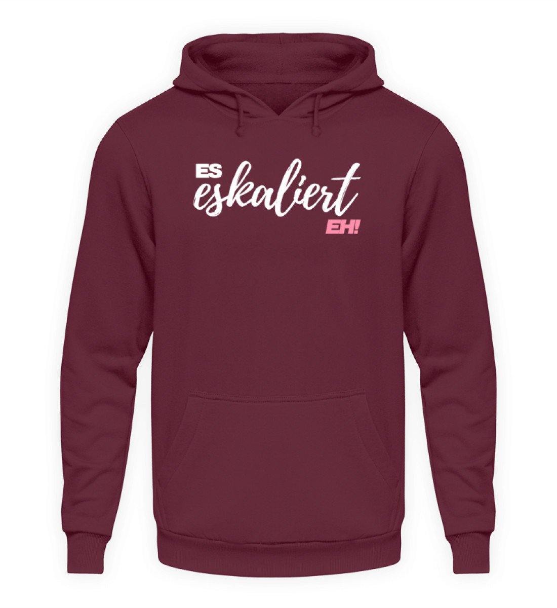 Es Eskaliert Eh - Words on Shirts (2) - Unisex Kapuzenpullover Hoodie