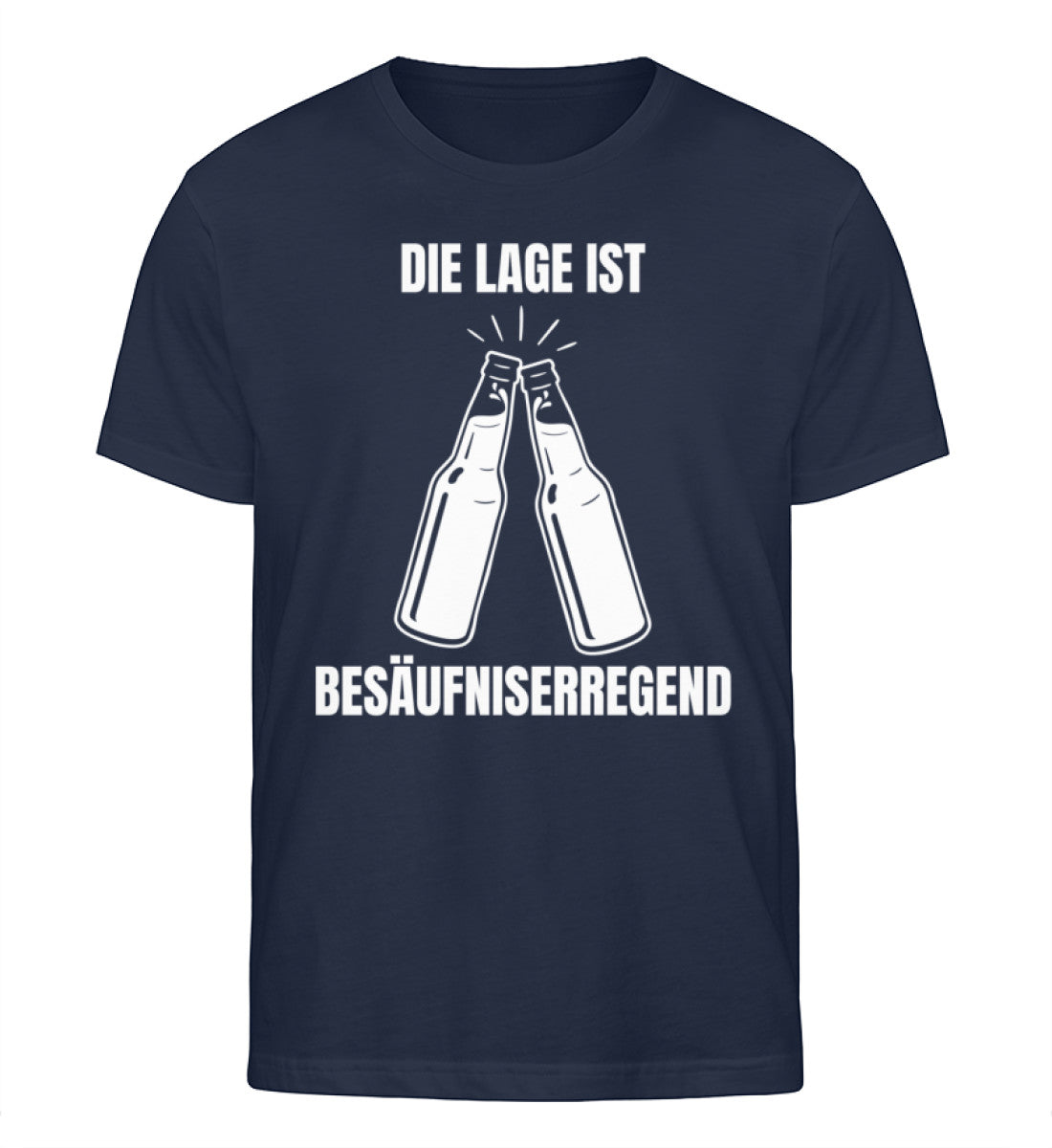 Die Lage ist besäufniserregend - Herren Organic Shirt