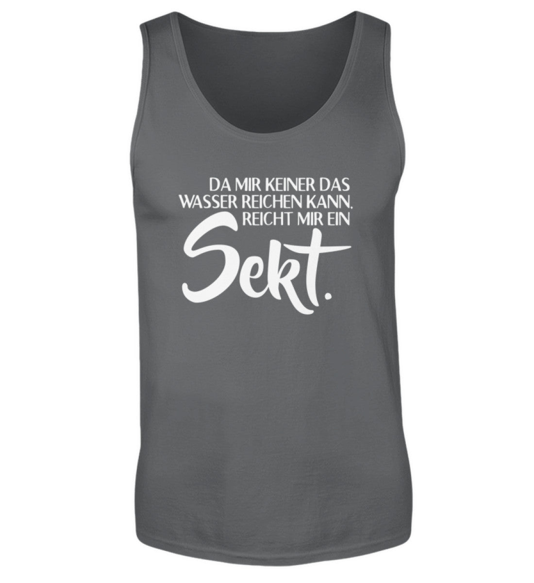 Das Wasser reichen- reicht mir Sekt - Herren Tanktop