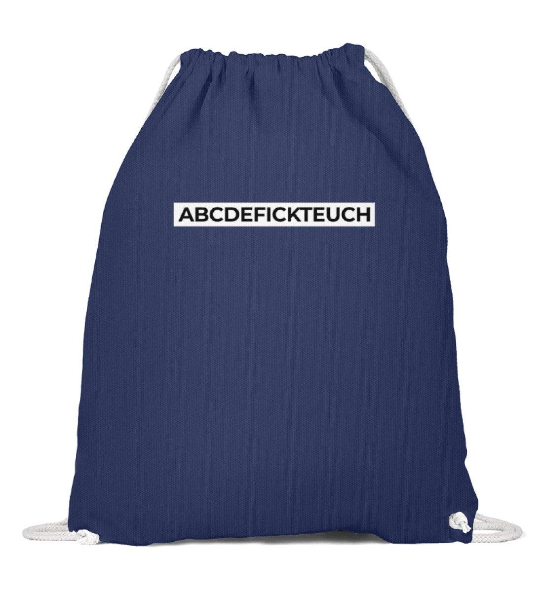ABCDEFICKTEUCH - Words on Shirts - Baumwoll Gymsac