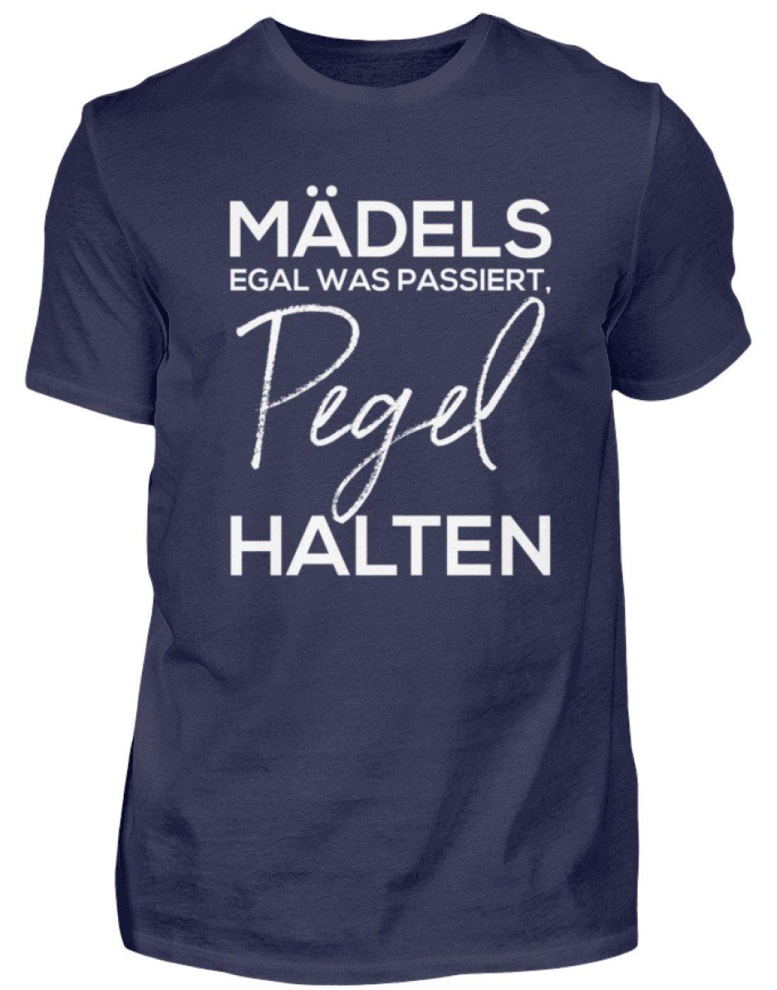 Mädels, Pegel halten. - Herren Shirt