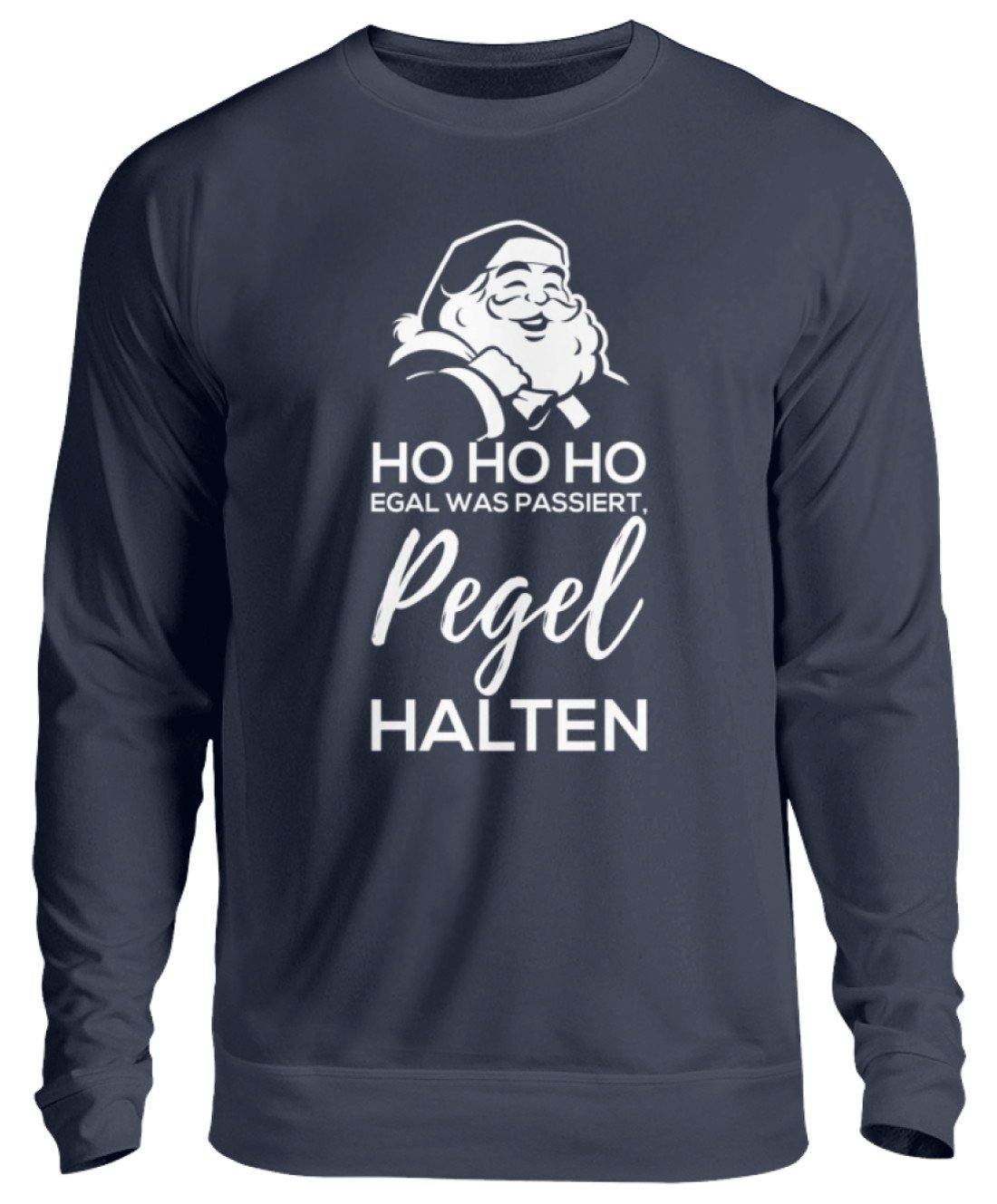 Santa Pegel halten - Words on Shirts - Unisex Pullover