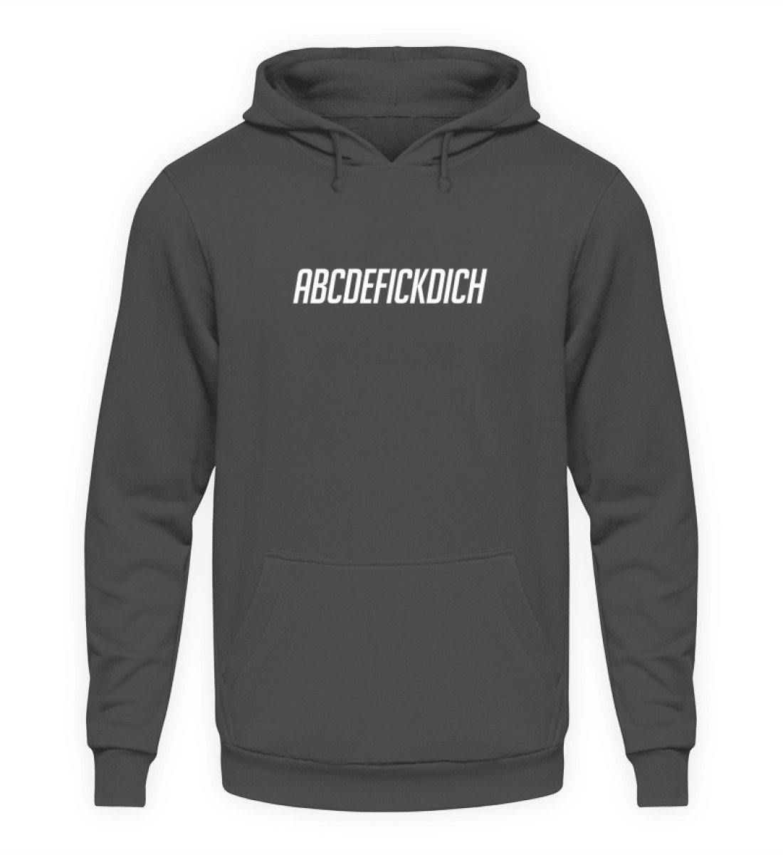 ABCDEFICKDICH - WORDS ON SHIRTS - Unisex Kapuzenpullover Hoodie