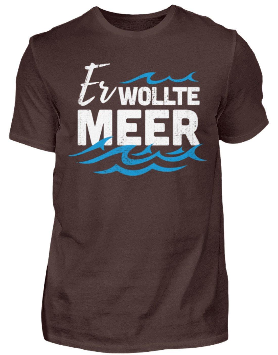 Er wollte Meer - Norddeutsch - Herren Shirt