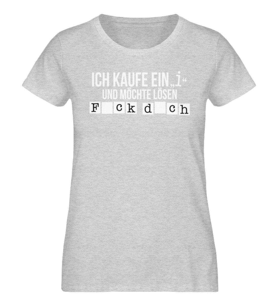 Ich kaufe ein i und möchte lösen. - Damen Organic Melange Shirt