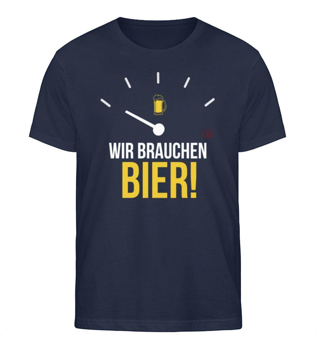 Wir brauchen Bier - Tacho - Herren Organic Shirt