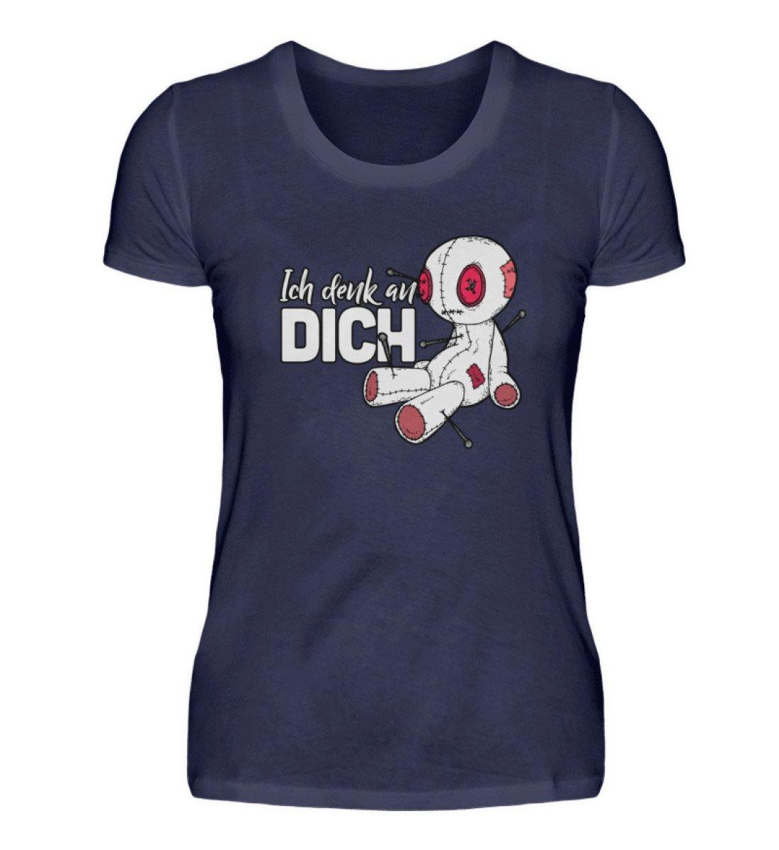 Voodoo Ich denk an dich Words on Shirts - Damenshirt