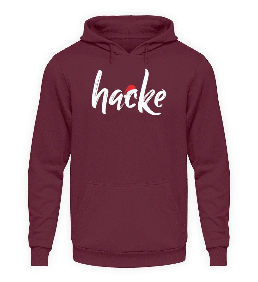 Hacke - Hacke Dicht - Words on Shirts - Unisex Kapuzenpullover Hoodie