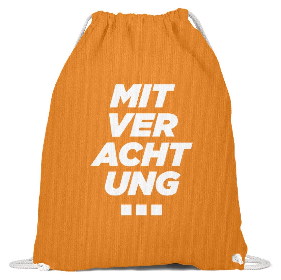 Mit Verachtung... - Baumwoll Gymsac