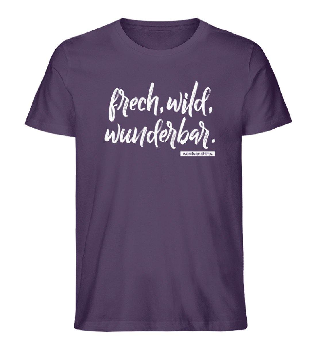 Frech wild wunderbar Words on Shirts PR - Herren Premium Organic Shirt