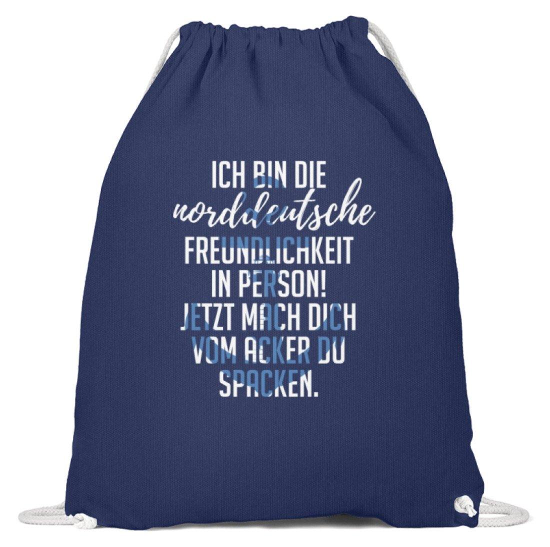 Norddeutsche Freundlichkeit - Baumwoll Gymsac