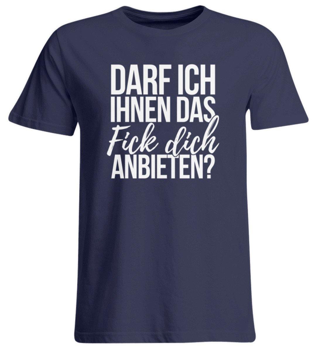 Darf ich ihnen das Fick dich anbieten? - Übergrößenshirt