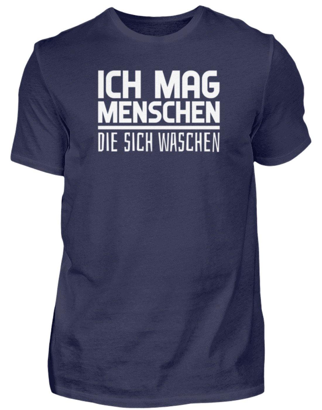 Ich mag Menschen - Words on Shirts - Herren Shirt