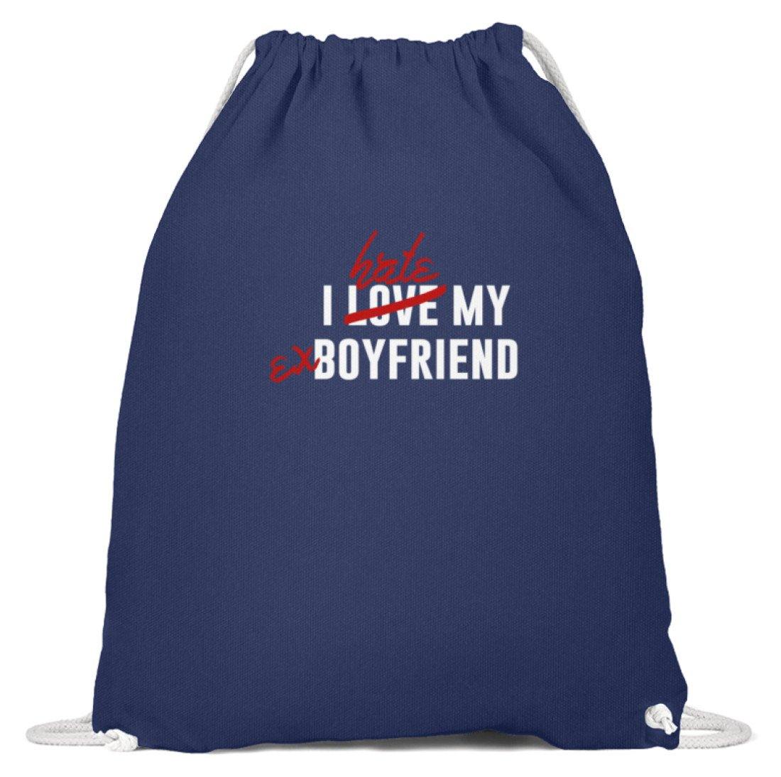 I Love My Boyfriend - Baumwoll Gymsac