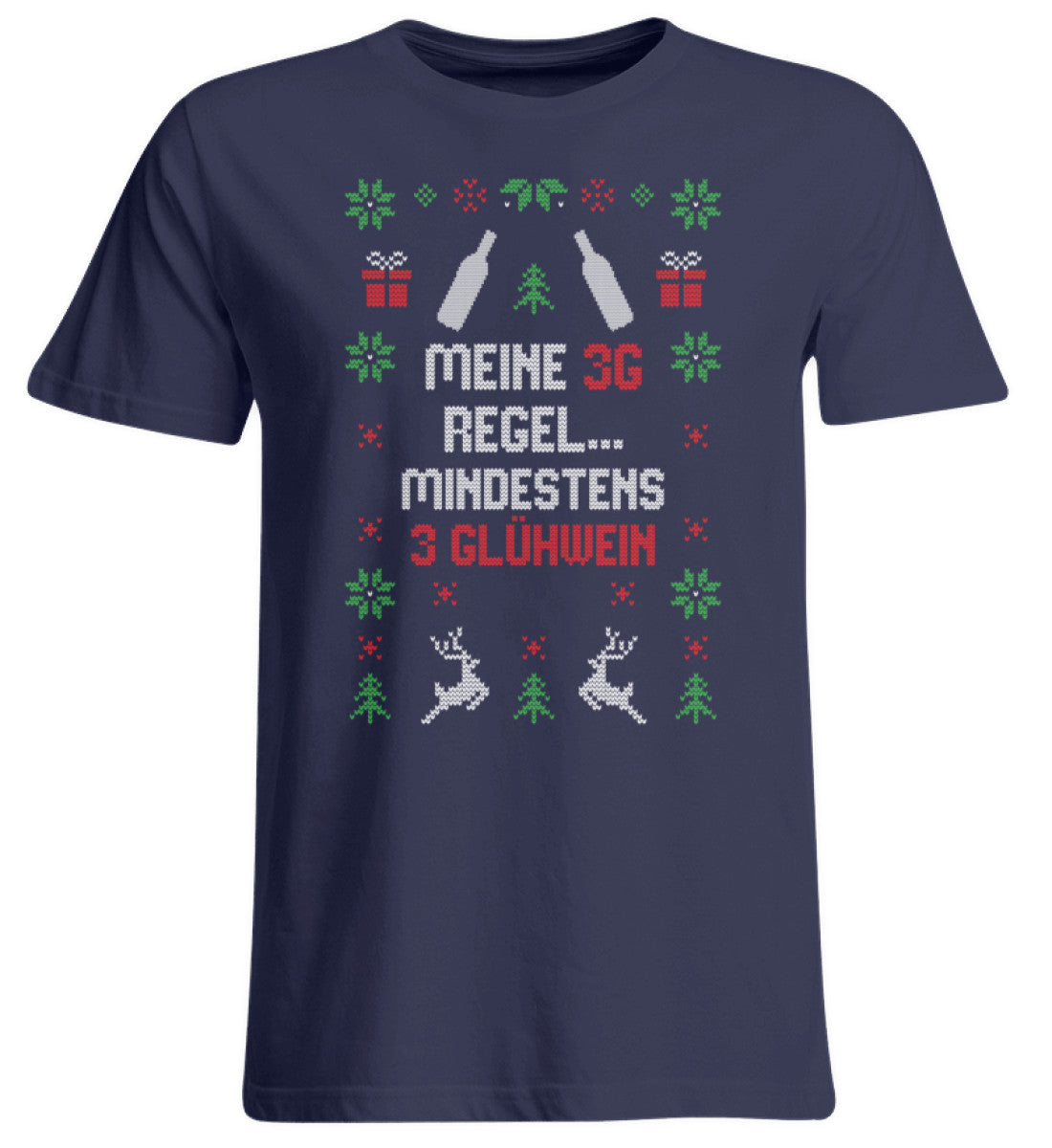 3G Regel - Mindestens 3 Glühwein - Übergrößenshirt
