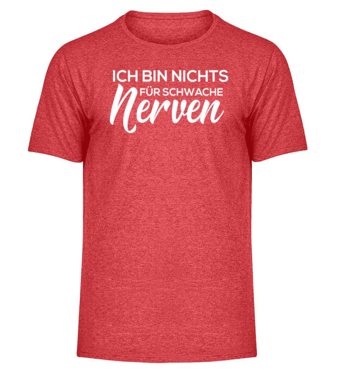 Schwache Nerve - Words on Shirts - PR - Herren Melange Shirt