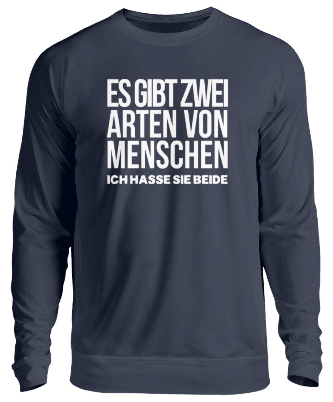 2 ARTEN MENSCHEN - WORDS ON SHIRTS - Unisex Pullover
