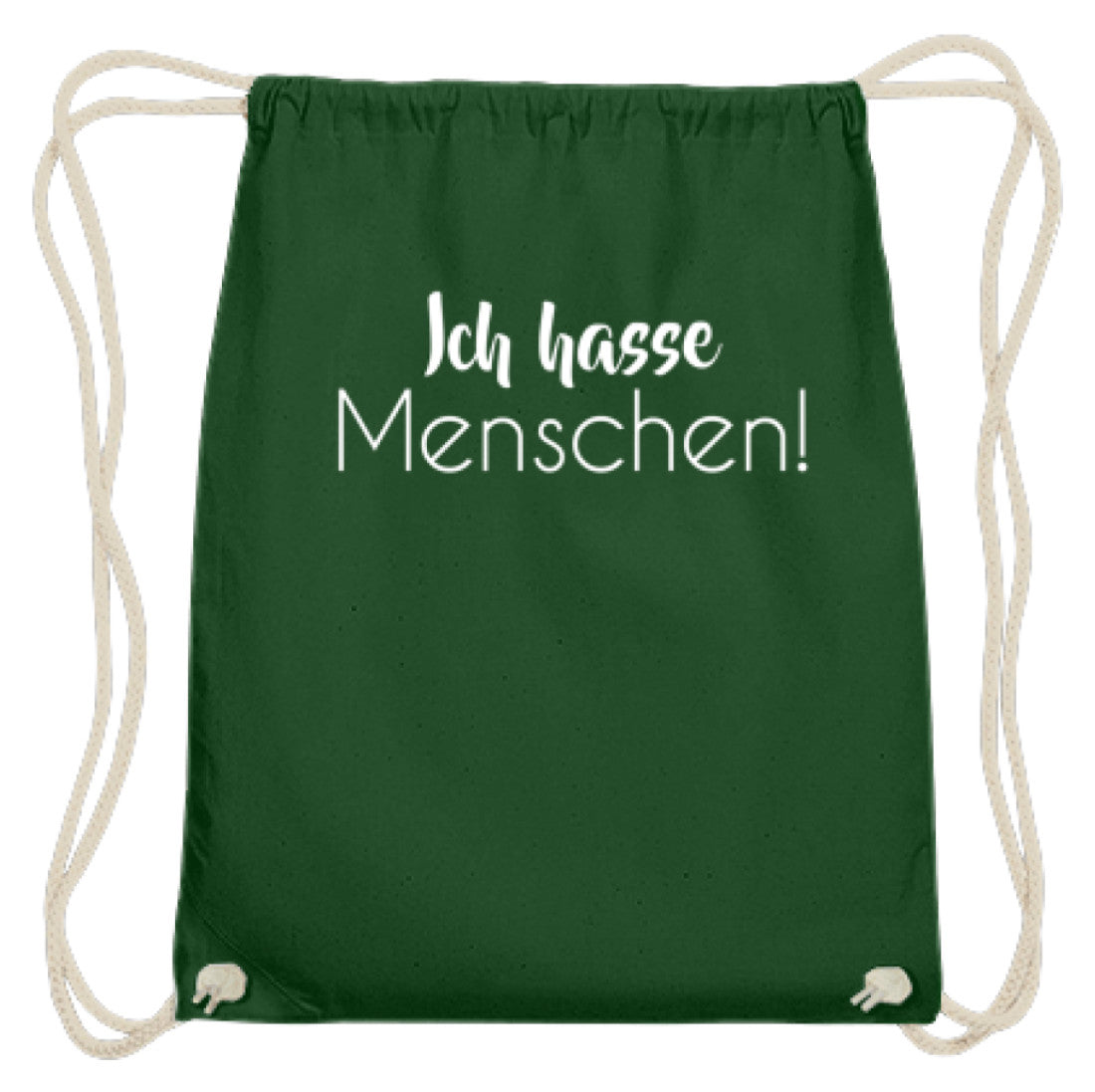 Ich hasse Menschen - Girls only - Baumwoll Gymsac