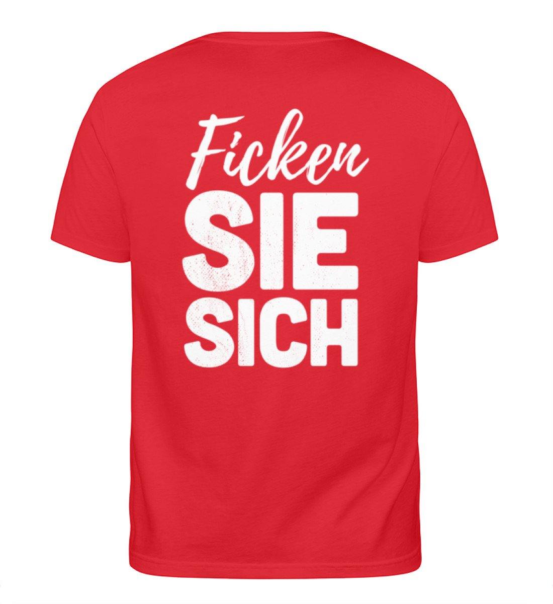 F*cken Sie Sich - Rücken Print - Herren Organic Shirt