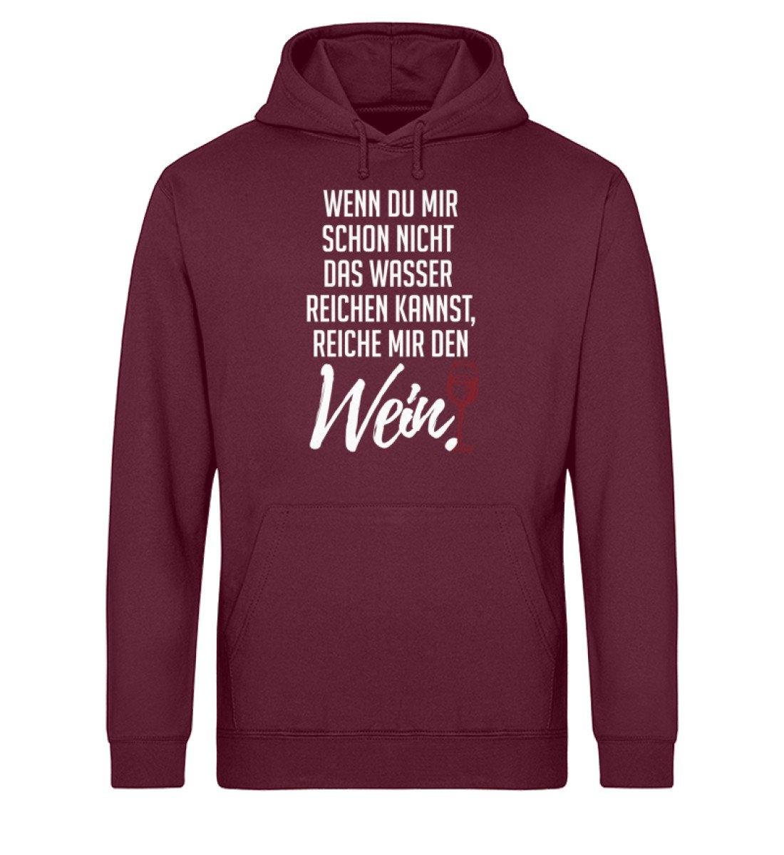 Reiche mir den Wein. - Unisex Organic Hoodie