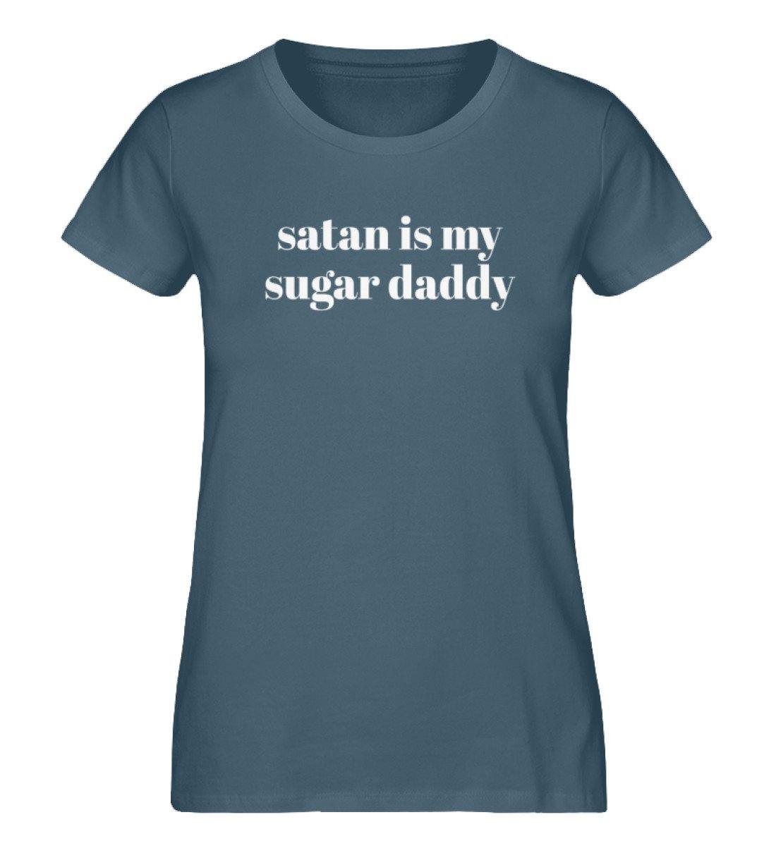 Satan is my sugar daddy - (XS - XXL) Damen Premium Organic Shirt