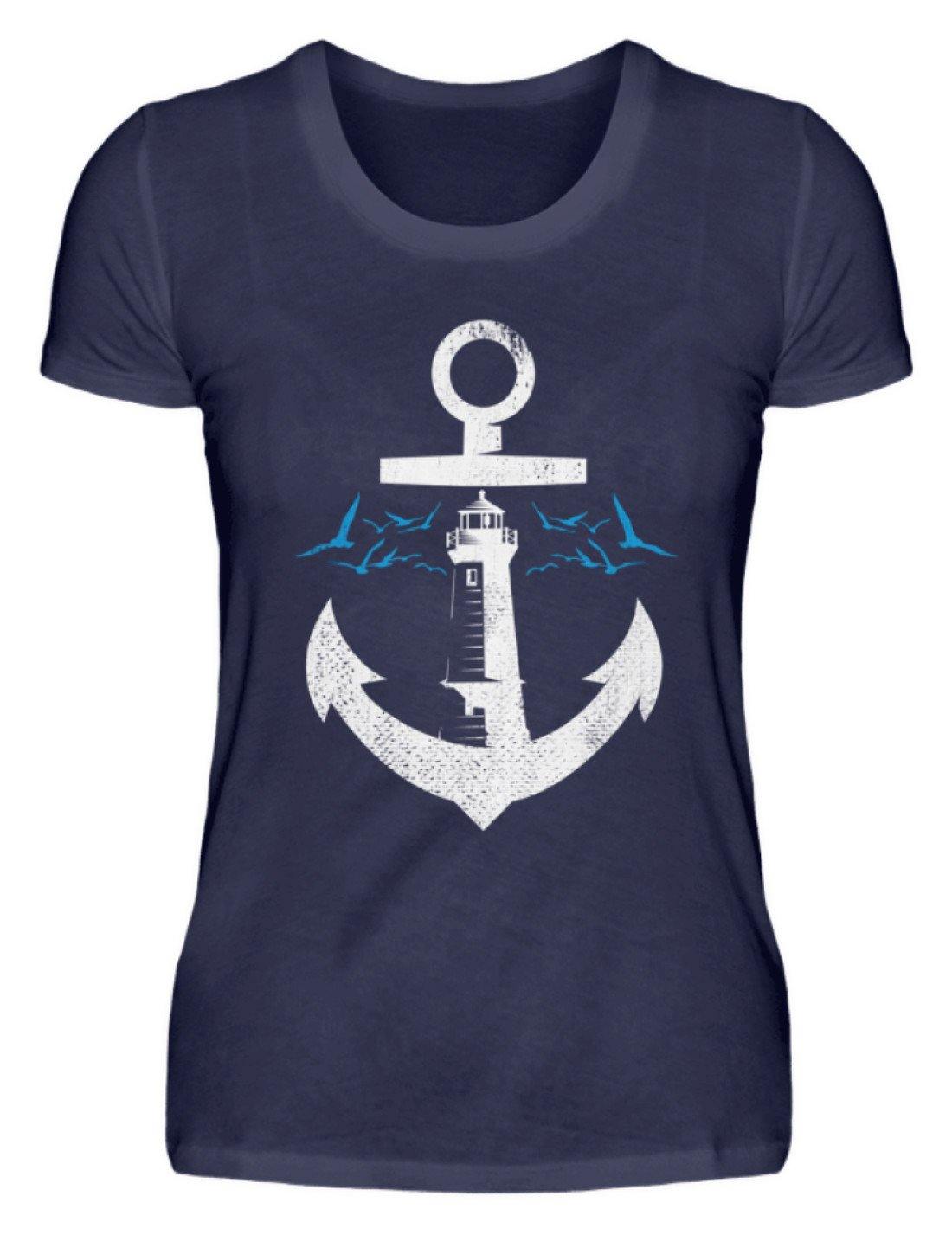 Norddeutsch Anker Leuchtturm - Damenshirt