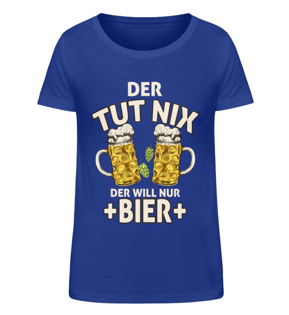 Der tut nix, der will nur Bier - Damen Organic Shirt