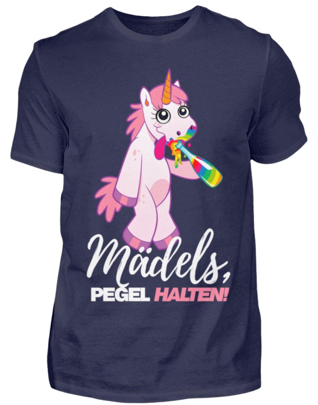 Mädels, Pegel halte - Einhorn - Herren Shirt