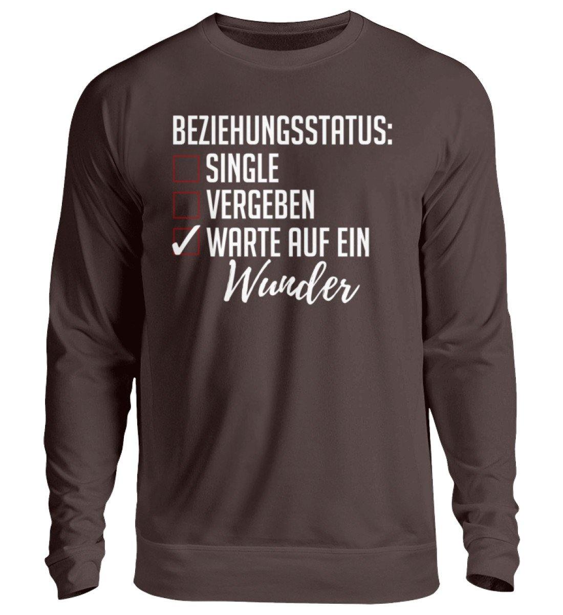 Beziehungsstatus - Warte auf ein Wunder - Unisex Pullover