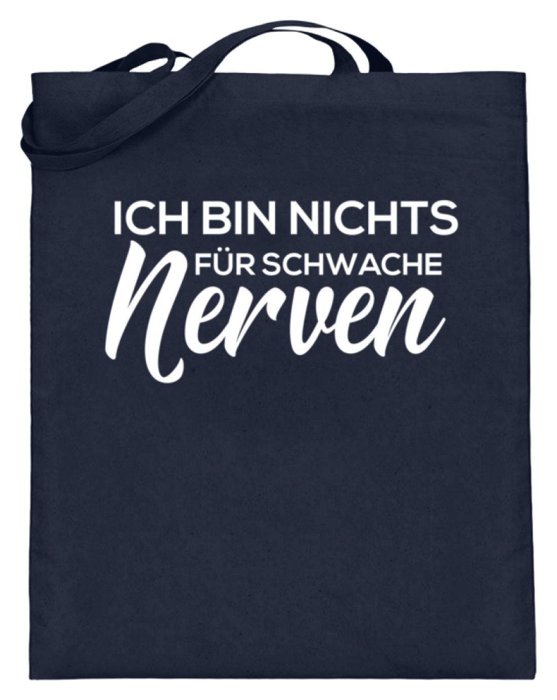 Nichts für Schwache Nerven - Jutebeutel (mit langen Henkeln)