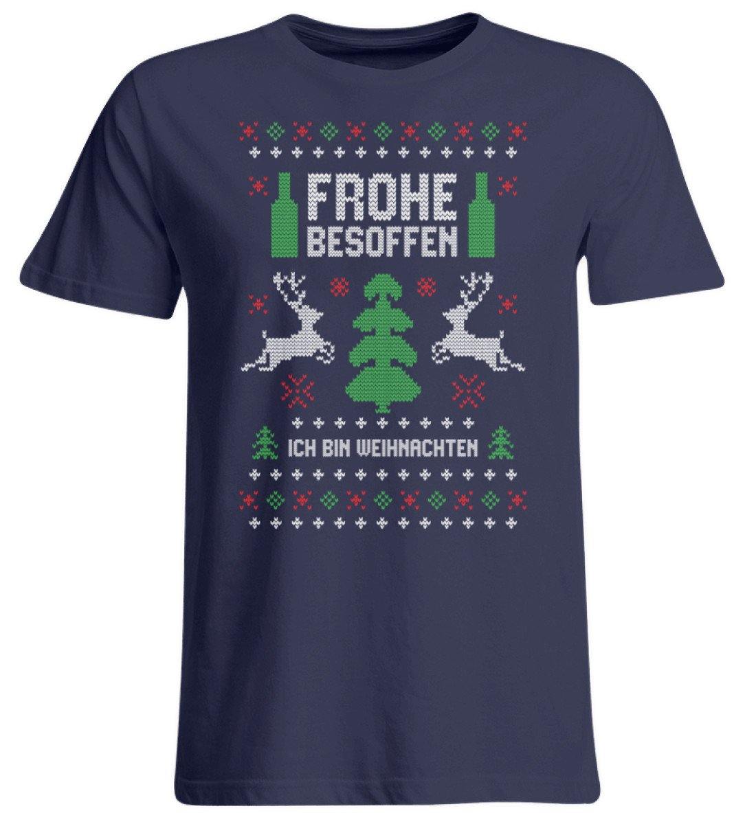 Frohe Besoffen - Ich bin Weihnachten - Übergrößenshirt