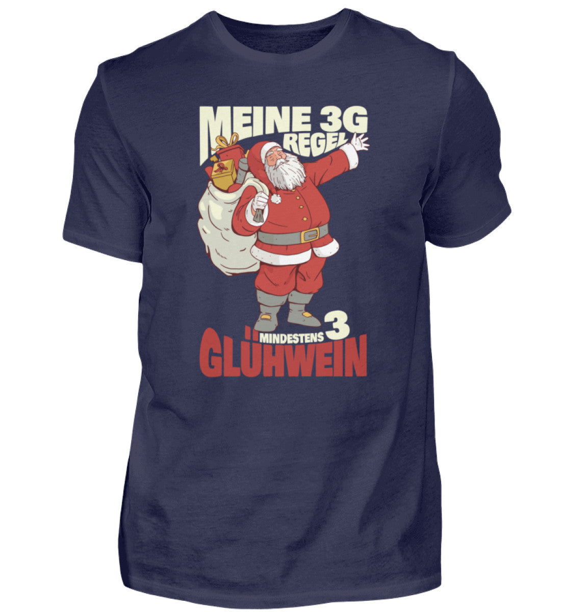 3G Regel - Mindestens 3 Glühwein - Herren Shirt
