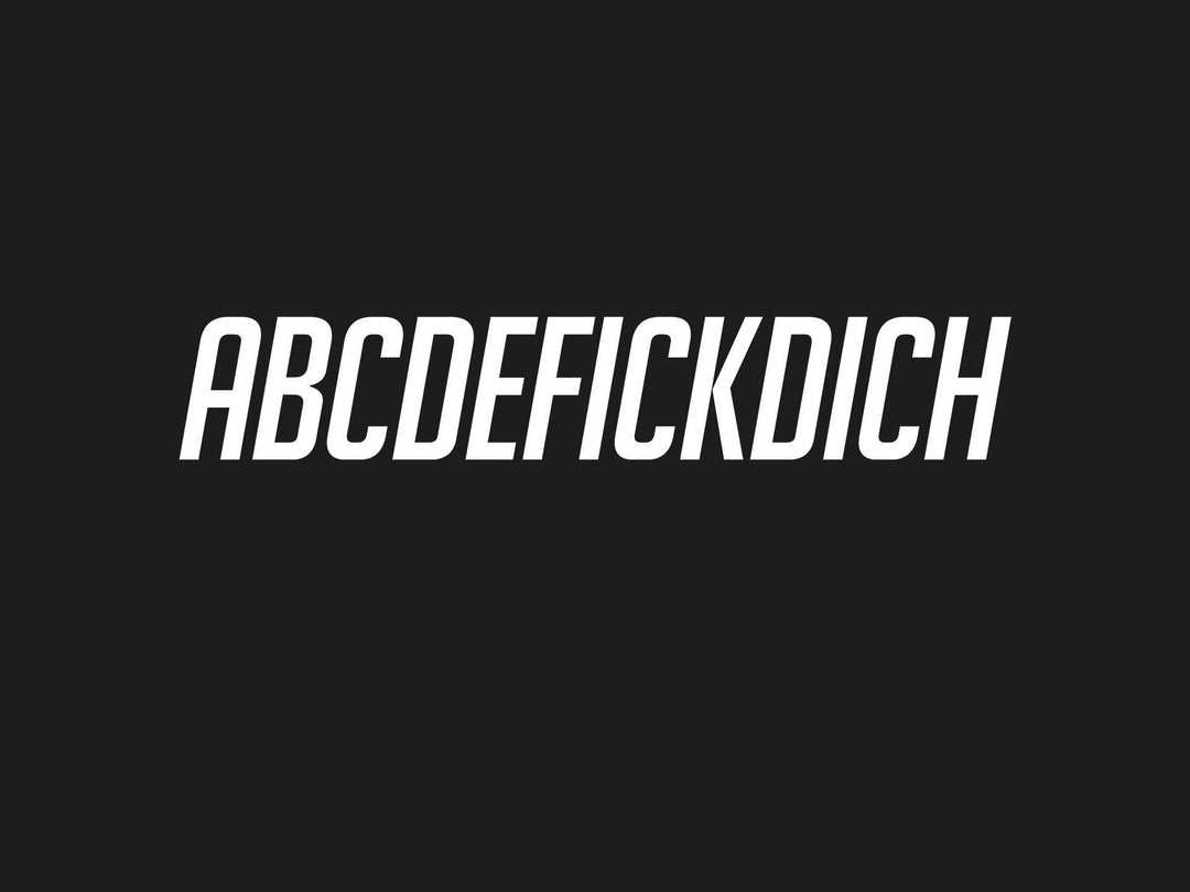 ABCDEFICKDICH - Words on Shirts - kuhle klamotten - coole klamotten