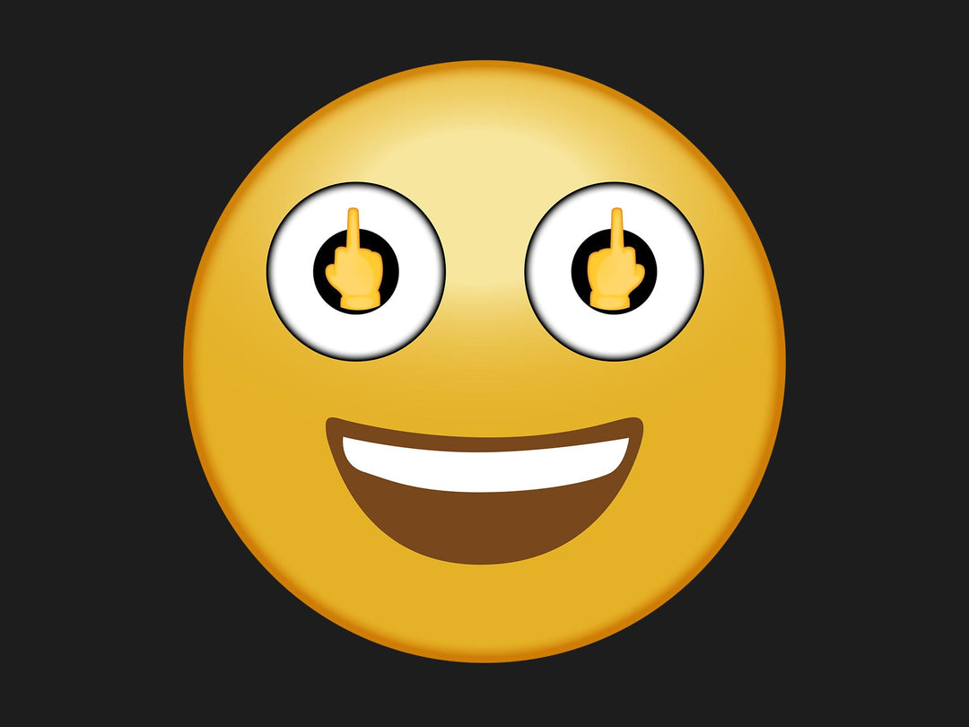 Smiley - Mittelfinger