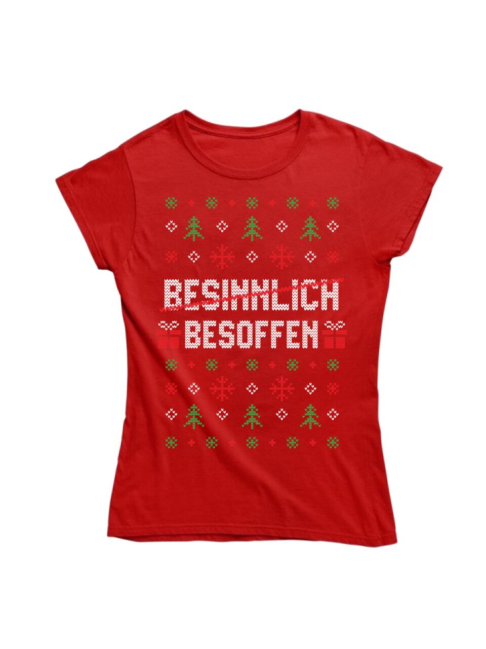 Besinnlich Besoffen - Ugly Sweater - Pullover, Hoodies, T-Shirts