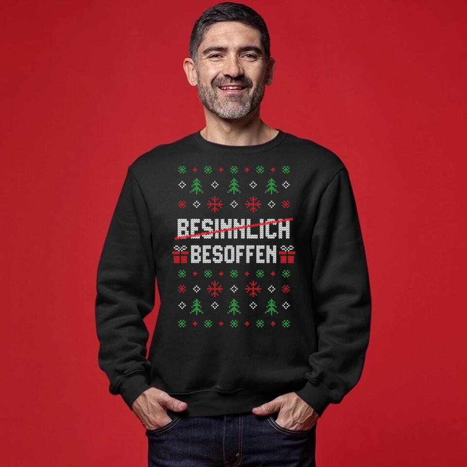 Besinnlich Besoffen - Ugly Sweater - Pullover, Hoodies, T-Shirts