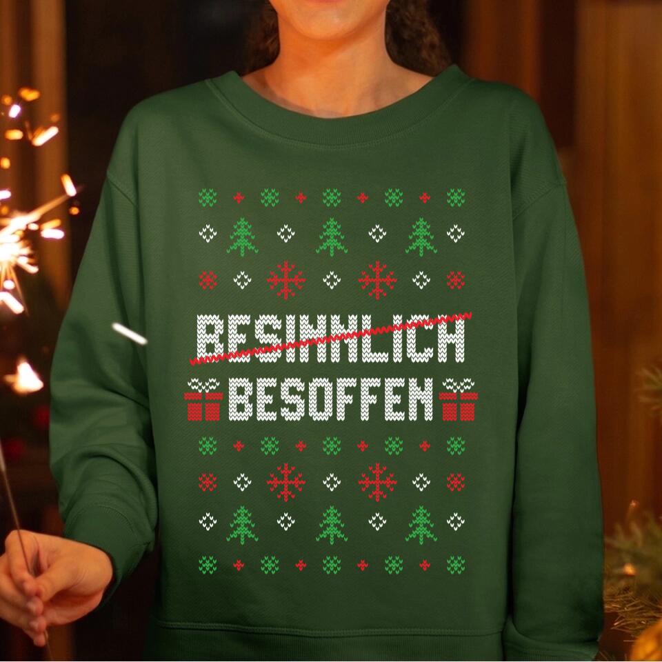 Besinnlich Besoffen - Ugly Sweater - Pullover, Hoodies, T-Shirts