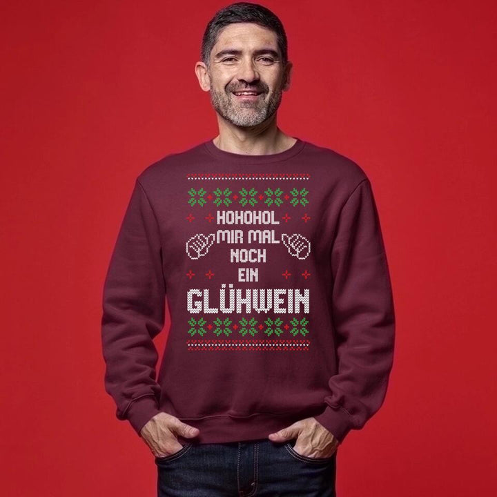 Hohohol mir mal ein Glühwein - Ugly Sweater - Pullover, Hoodies, T-Shirts