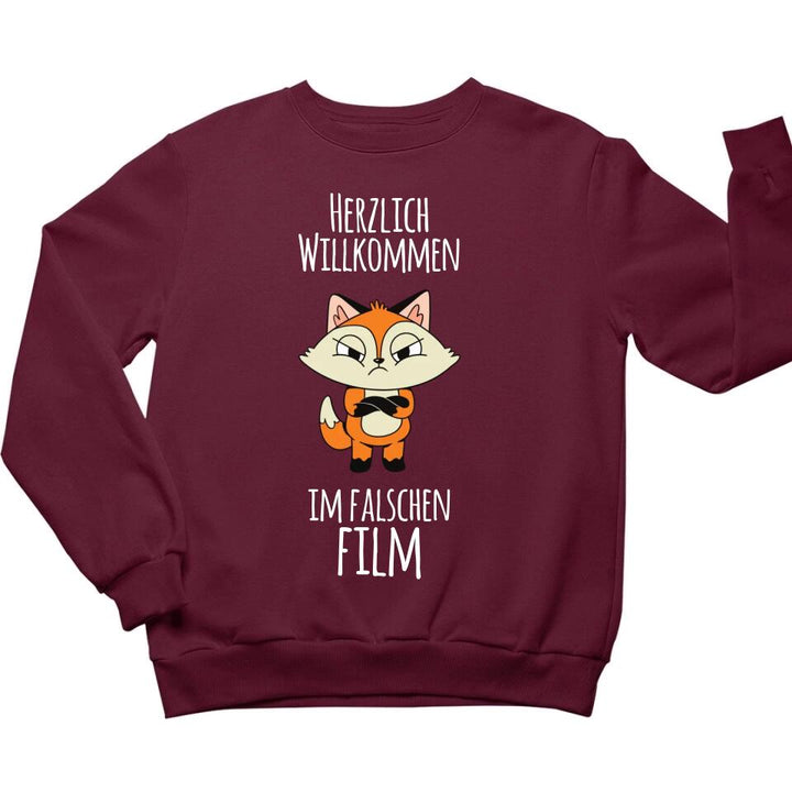 Herzlich willkommen im falschen Film - personalisierbar - T-Shirt, Hoodie, Pullover, Kids T-Shirt - schlechte Laune Collection