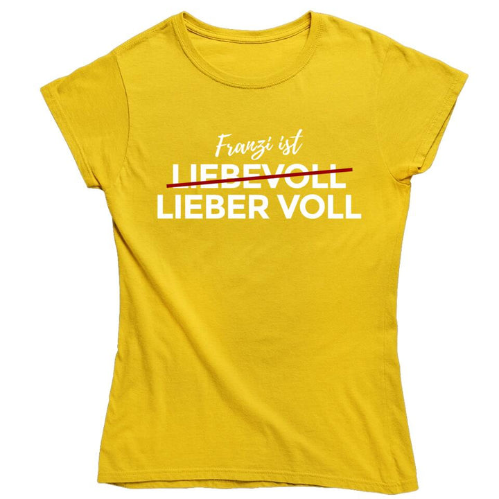 Liebevoll - Lieber Voll - T-Shirt - personalisierbar mit deinem Namen