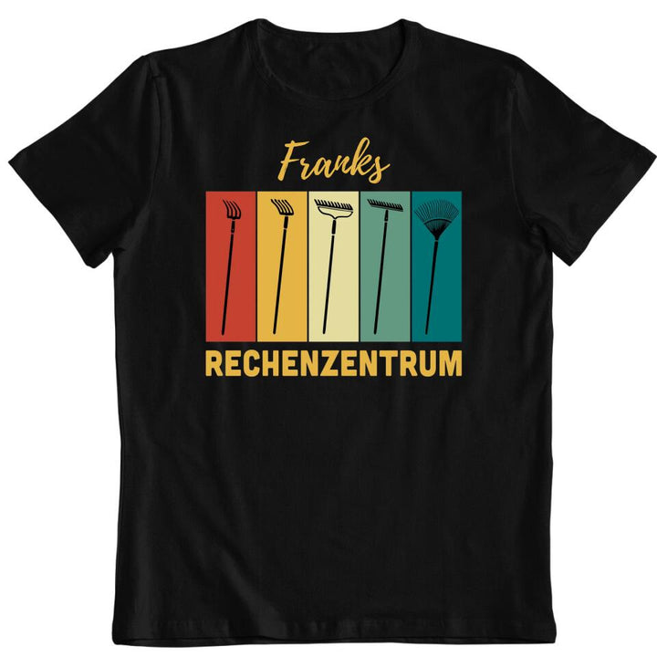 Rechenzentrum - T-Shirt, Hoodie, Pullover, Kids T-Shirt - personalisierbar mit deinem Namen - Garten T-Shirt - Retro