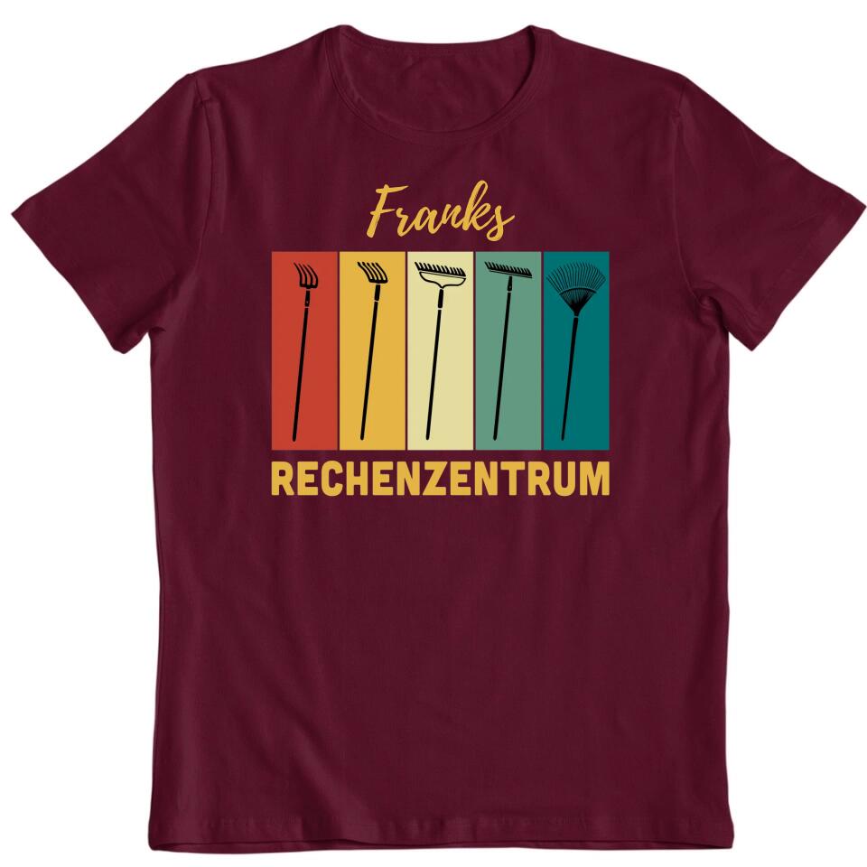 Rechenzentrum - T-Shirt, Hoodie, Pullover, Kids T-Shirt - personalisierbar mit deinem Namen - Garten T-Shirt - Retro