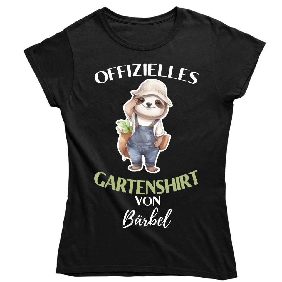 Offizielles Schlafshirt von ... - T-Shirt mit deinem Namen - personalisierbar - Damen, Herren & Kinder - mit Name - Faultier, Panda, Katze & Hund copy