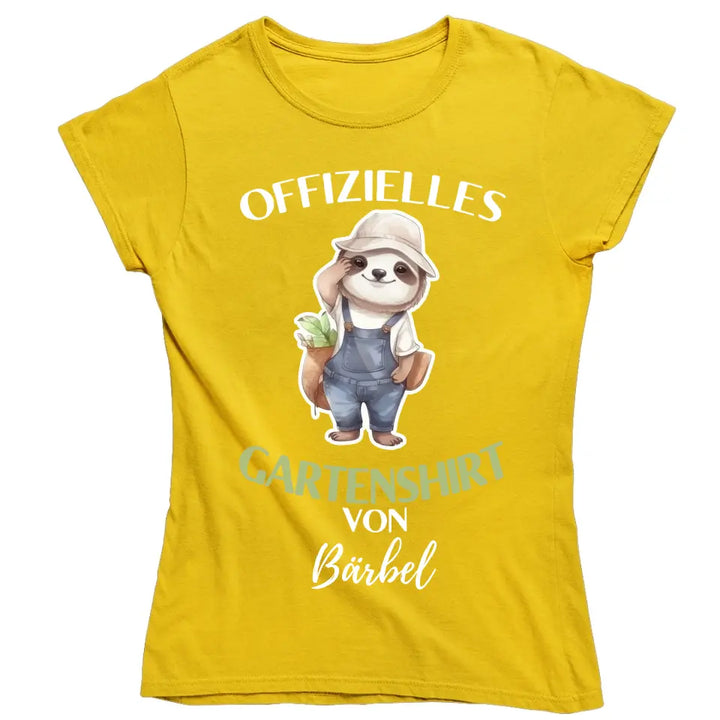 Offizielles Schlafshirt von ... - T-Shirt mit deinem Namen - personalisierbar - Damen, Herren & Kinder - mit Name - Faultier, Panda, Katze & Hund copy