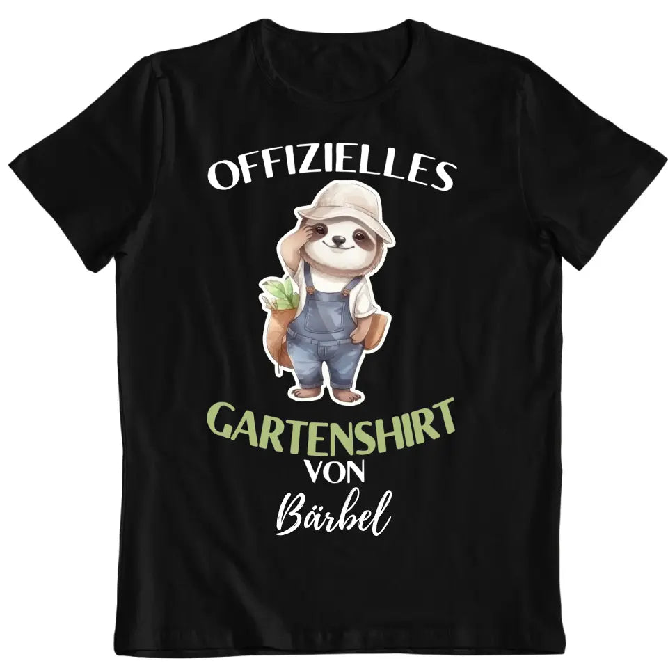 Offizielles Schlafshirt von ... - T-Shirt mit deinem Namen - personalisierbar - Damen, Herren & Kinder - mit Name - Faultier, Panda, Katze & Hund copy