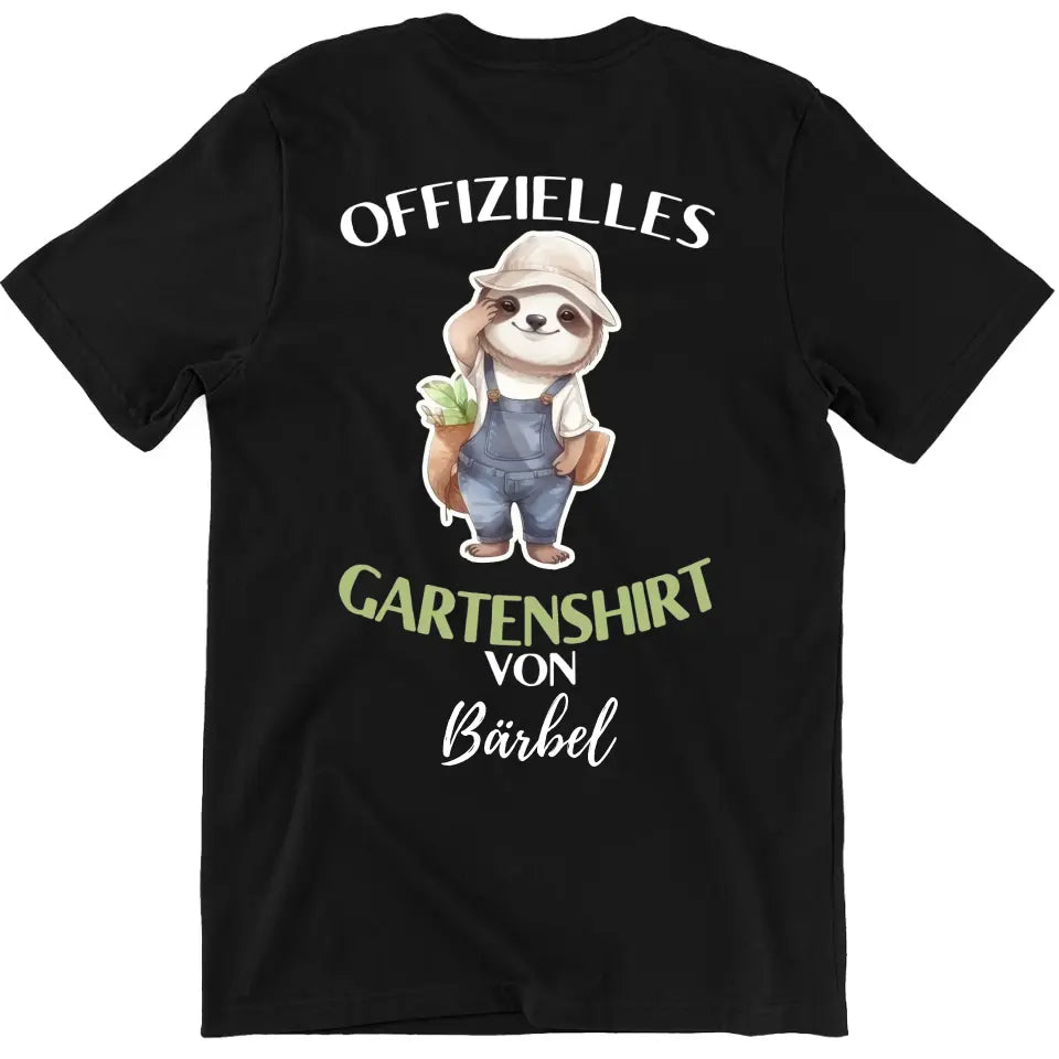 Offizielles Schlafshirt von ... - T-Shirt mit deinem Namen - personalisierbar - Damen, Herren & Kinder - mit Name - Faultier, Panda, Katze & Hund copy